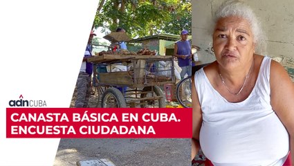 Canasta básica en Cuba. Encuesta ciudadana