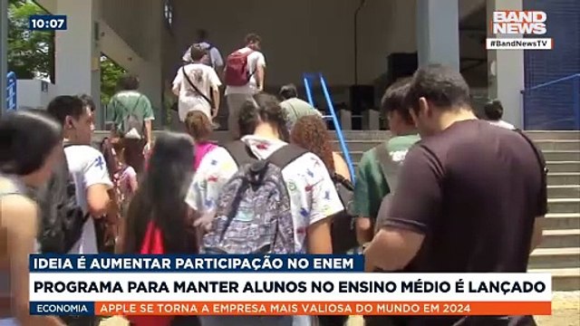 Programa para manter alunos no ensino médio é lançado | BandNews TV