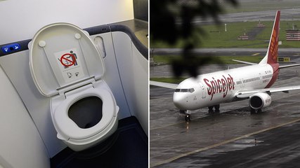Passenger trapped in plane toilet for entire flight: ‘Do not panic’
