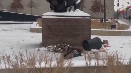Rubbish dumped at Philadelphia Holocaust memorial in second vandalism incident in days