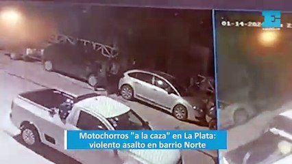 Violento asalto en barrio Norte