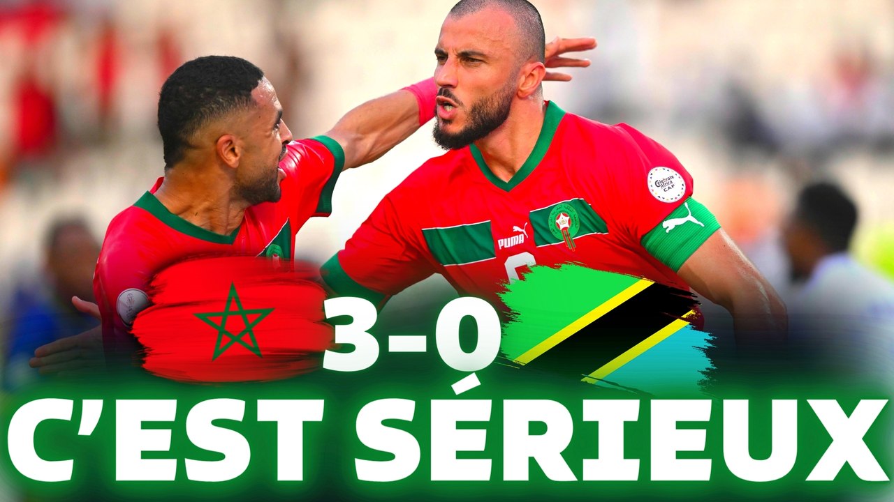  Le MAROC dompte la TANZANIE 3-0 ! OUNAHI SAISS et EN NESIRY lancent les LIONS !