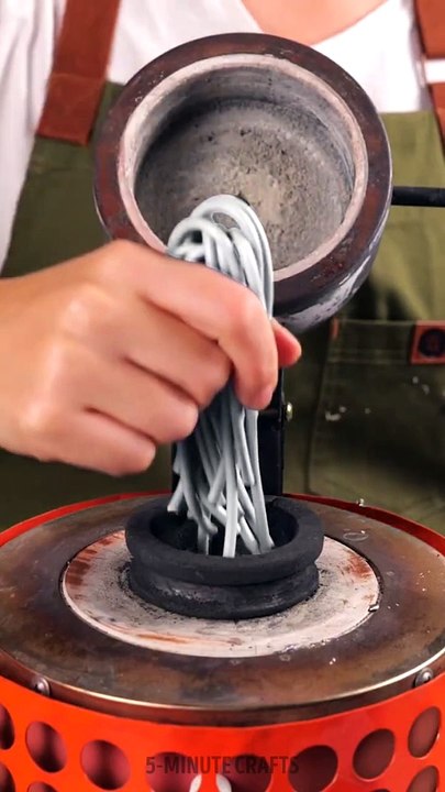 Have You Ever Seen A Make-Up Brush Before Made Out Of Metal Shorts