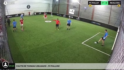 Faute de thomas  Delgado - FC PALLOIS