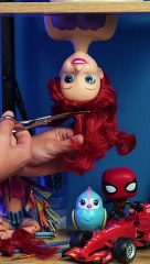 Splash And Colors! A Mermaid Doll's 3D Cart Making! Shorts