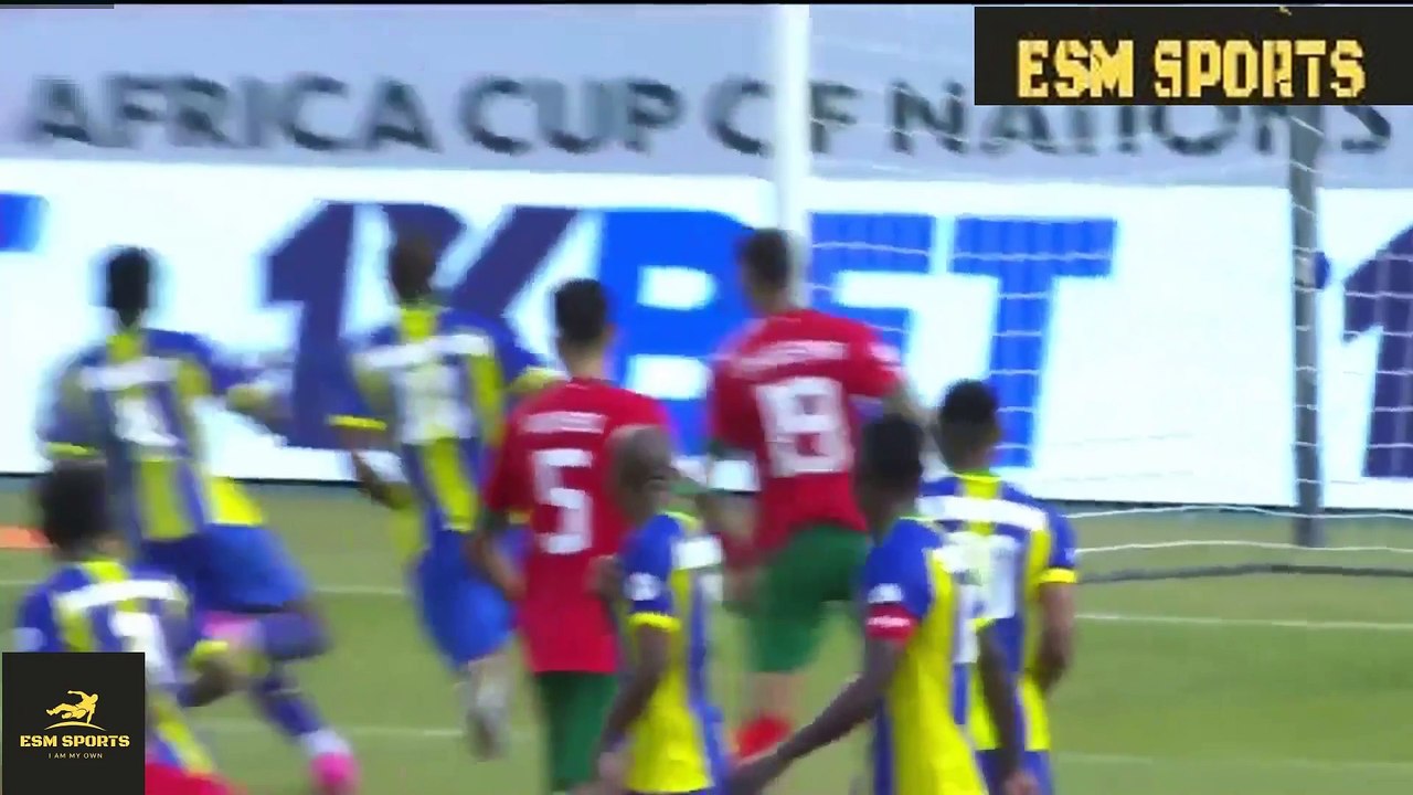 Morocco vs Tanzania 3-0 Highlights & All Goals Africa Cup of Nation
