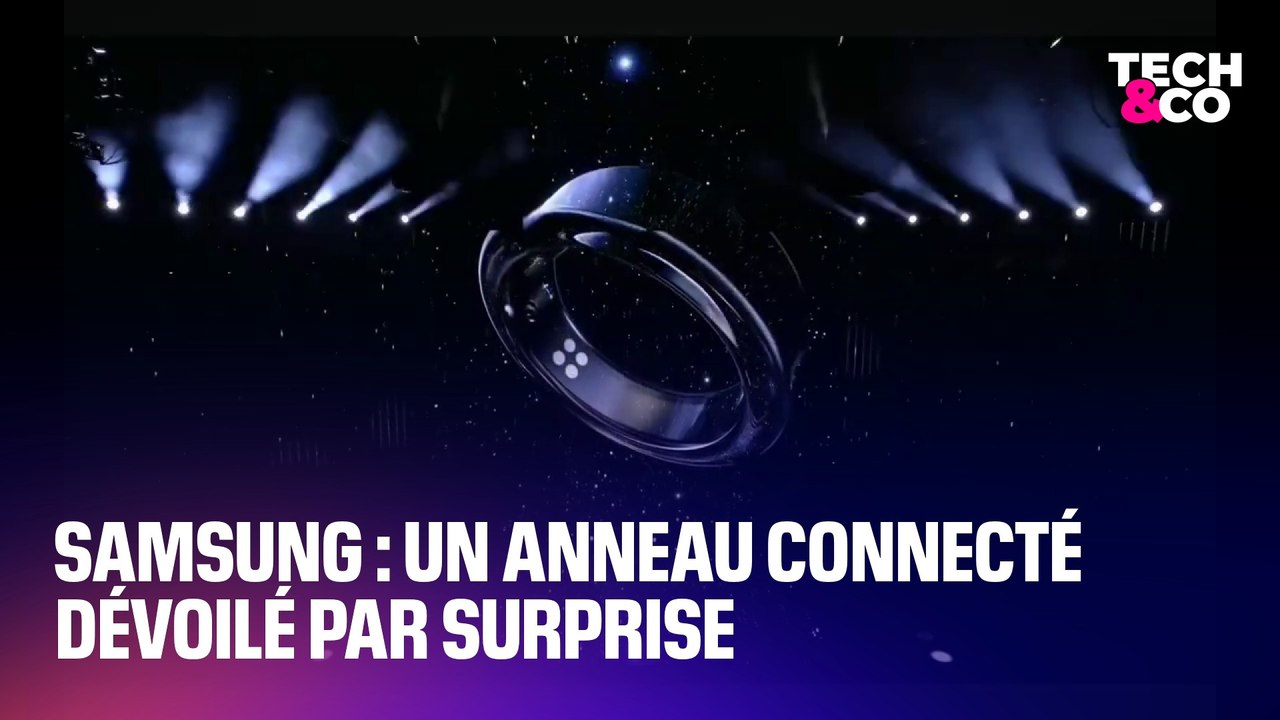 Samsung annonce par surprise son nouvel anneau de fitness, le Galaxy Ring