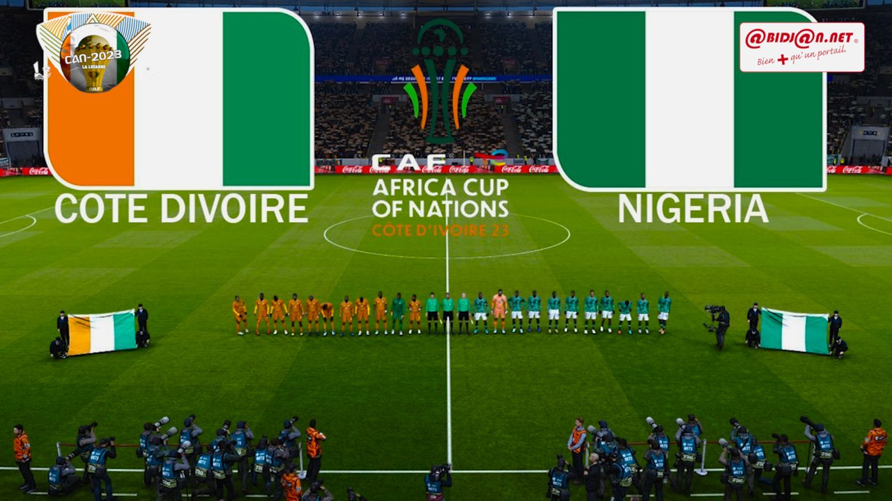 La Côte d’Ivoire affronte le Nigeria lors de la 2e journée de la CAN 2024