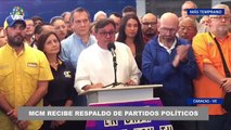 María Corina Machado recibe respaldo de partidos políticos