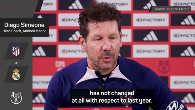 We won't give Real Madrid a guard of honour - Simeone