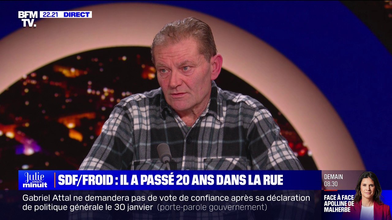"On m'avait appris à mettre des journaux pour absorber l'humidité": Sans domicile fixe pendant 20 ans, Jean-Marie Roughol témoigne de la difficulté de s'abriter du froid
