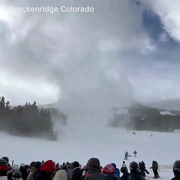 WATCH: Incredible footage of a rare Snownado Hitting the Slopes at Breckenridge Ski Resort