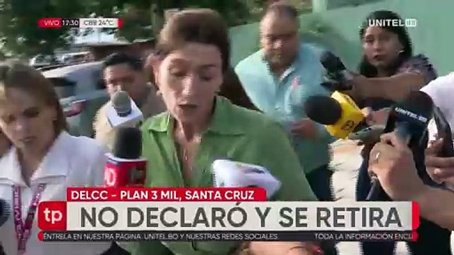 Tras llegar a instalaciones policiales a declarar, la asambleísta García señala que no había denuncia en su contra