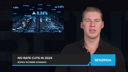 BofA Analyst Considers 'Extreme Scenario' of No Interest Rate Cuts in 2024