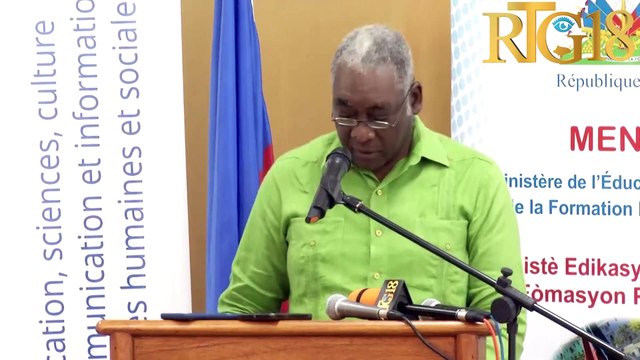 Ministè Edikasyon Nasyonal ak UNESCO lanse yon atelye kap dire 3 jou sou estatistik eskolè yo.