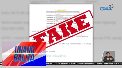 DSWD: Peke ang masterlist ng 4Ps beneficiaries na kumakalat online | UB