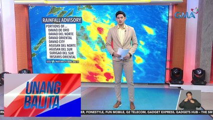 Rainfall advisory sa ilang bahagi ng Mindanao, pinalawig pa - Weather update today as of 7:06 a.m. (January 18, 2024) | UB