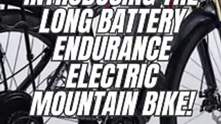 Long Battery Endurance Mountain Bike! Link in discription