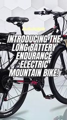 Long Battery Endurance Mountain Bike! Link in discription