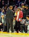 Lil Wayne runs into Queen Latifah at Lakers-Thunder game and introduces her to his sons