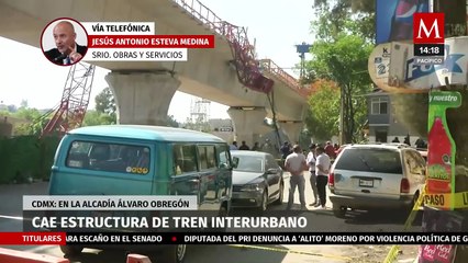 No habrá retrasos en tiempo para concluir Tren Interurbano tras caída de estructura