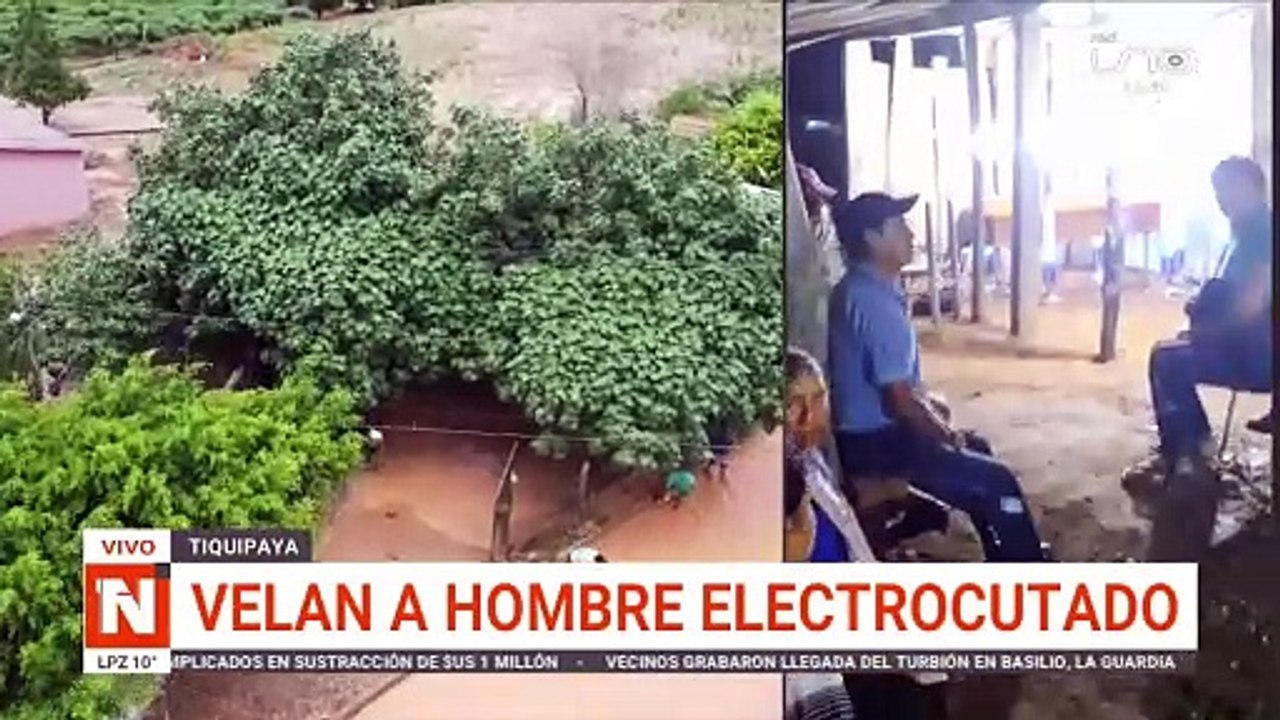 velan a hombre electrocutado