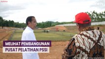 Presiden Jokowi Cek Pusat Pelatihan PSSI di IKN, Pembangunan Sudah 20 Persen