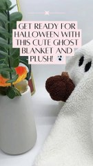 Gus The Ghost With Pumpkin Pillow, Ghost Pillow With Pumpkin Plush For Halloween Decor, Ghost Shaped Pillow Halloween Christmas Thanksgiving Gift For Kids! link in dicription