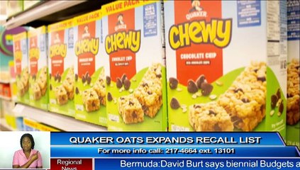 QUAKER OATS RECALL