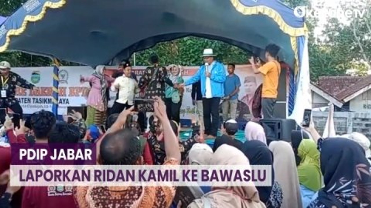 Diduga Langgar Aturan Kampanye, PDIP Jabar Laporkan Ridwan Kamil Ke ...