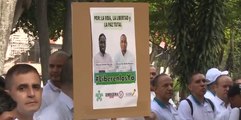 Marchas por liberación de funcionarios secuestrados en Chocó
