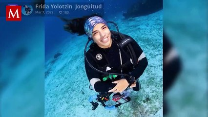 Mexicana capta increíble avistamiento de pez trípode en aguas oscuras