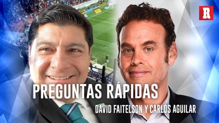 Dinámica de preguntas rápidas con David Faitelson y Carlos Aguilar