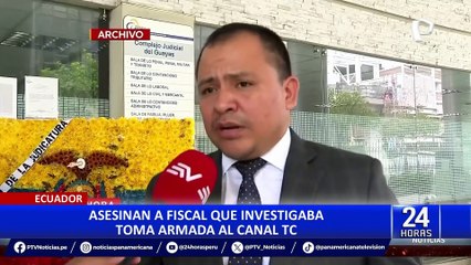 Crisis en Ecuador: asesinan a fiscal que investigaba la toma de canal de televisión