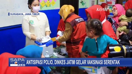 Dinkes Jawa Timur Gelar Pekan Imunisasi Nasional Polio Tetes, Catat Tanggalnya!