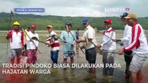 Intip Keunikan Tradisi Warga Buton Berburu Ikan di Air Surut
