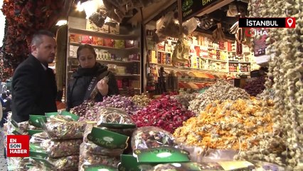 Havalar soğudu, vatandaşlar aktarların yolunu tuttu