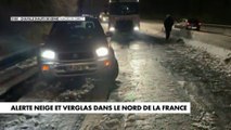 Alerte neige et verglas dans le nord de la France