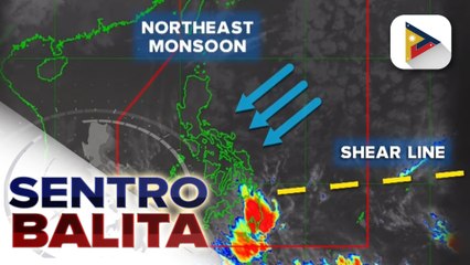 Shear line, patuloy na makaaapekto sa Caraga, Davao region, at Northern Mindanao ;