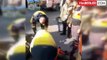 Eyüpsultan'da motosiklet sürücüsü 2 kişiye çarpıp kaçtı