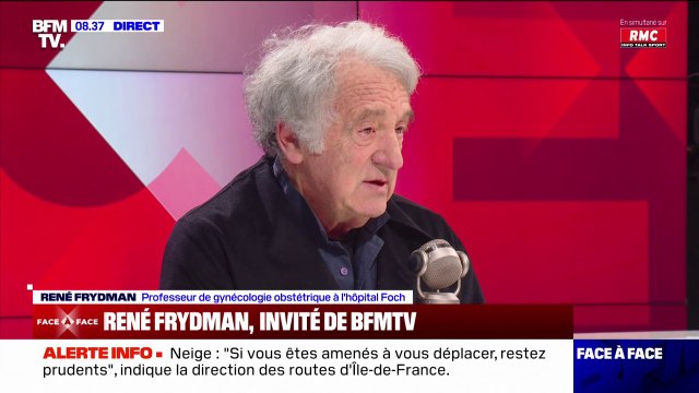 Congé de naissance: René Frydman, professeur de gynécologie obstétrique, pense que ça peut être pas mal