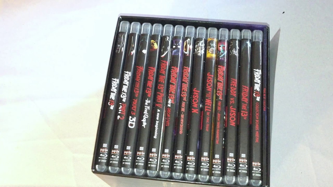 Friday the 13th Collection Deluxe Edition Blu-Ray Unboxing