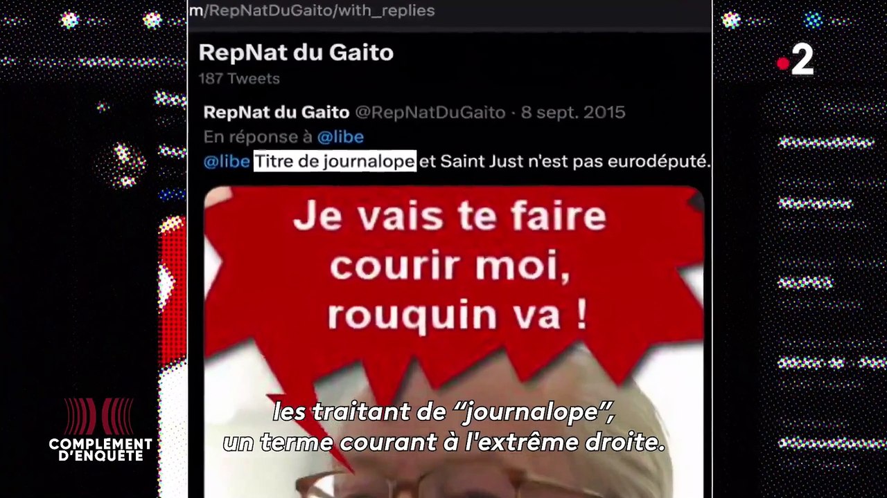 Jordan Bardella conteste des révélations que va faire "Complément d'enquête" sur France 2 selon lesquelles il a tenu anonymement un compte X diffusant des messages racistes - VIDEO