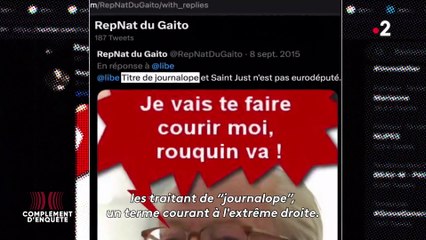 Jordan Bardella conteste des révélations que va faire "Complément d'enquête" sur France 2 selon lesquelles il a tenu anonymement un compte X diffusant des messages racistes - VIDEO