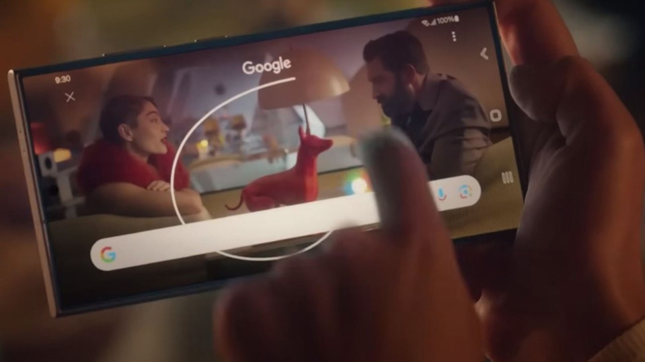 Circle to search: google und samsung zeigen im trailer eine neue art der suche auf dem handy