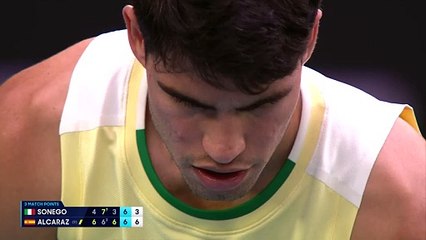 Alcaraz a eu chaud et il le sait : son coup de fusil décisif et sa joie démonstrative en vidéo