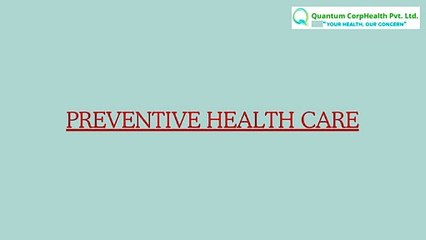 Preventive Health Care