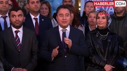 DEVA Partisi Genel Başkanı Ali Babacan, Menemen'de açılış yaptı