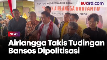 Kala Menko Airlangga: Bansos Itu Program Pemerintah, Tak Bisa Disetop Karena Pemilu