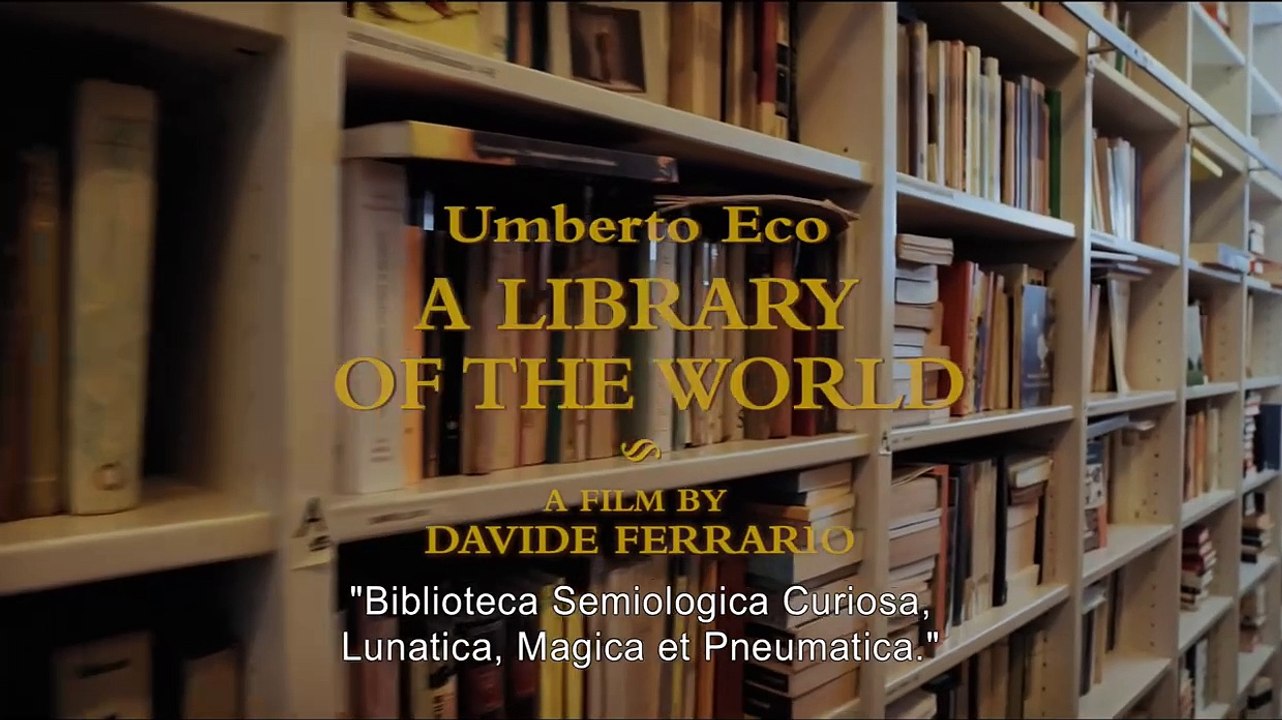 Umberto Eco - Eine Bibliothek der Welt Trailer OmdU